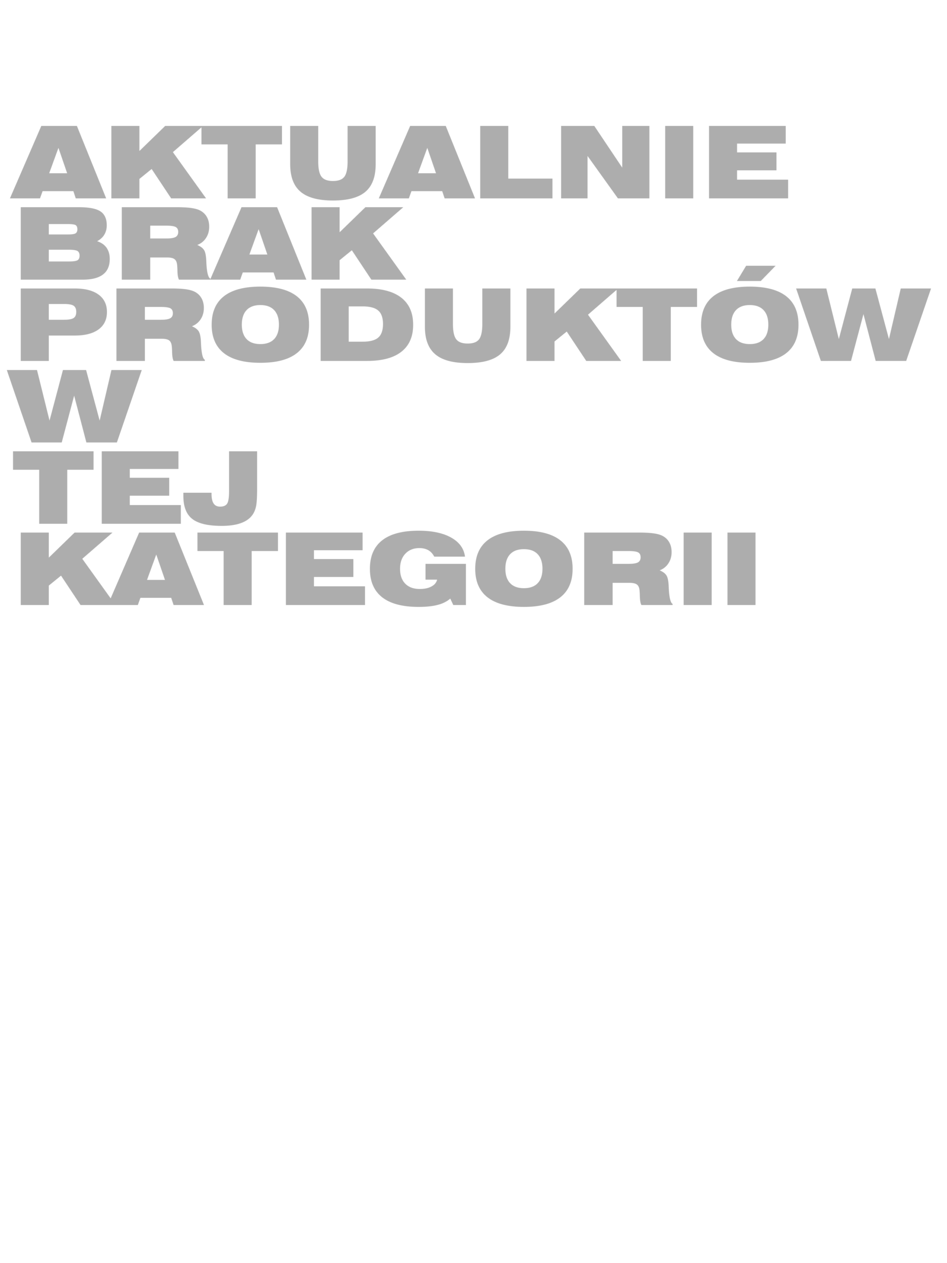 brak produktow